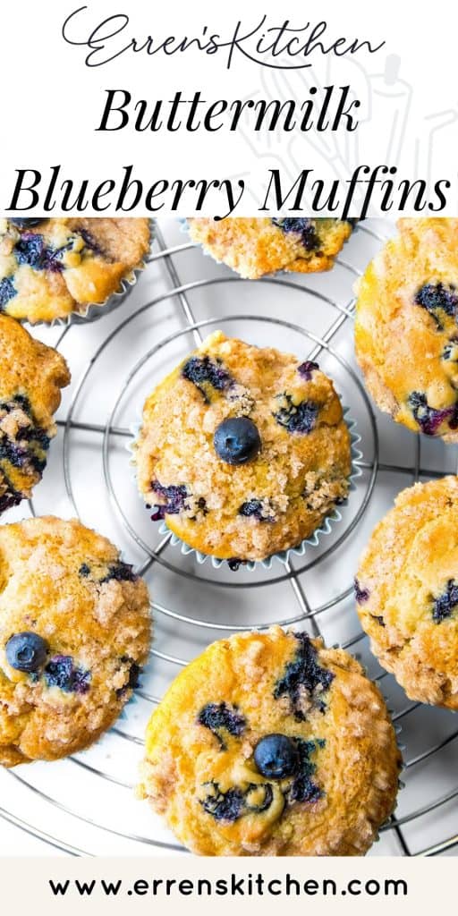 Buttermilk Blueberry Muffins - Erren's Kitchen