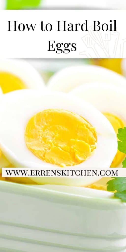 hard boiled eggs cut in half