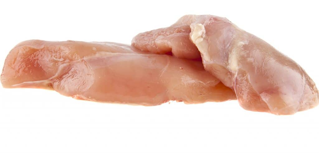 bonless raw chicken cuts