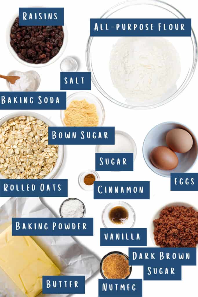 all of the ingredients for this recipe laid out on a table