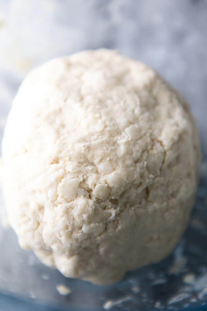 a ball of suet dough