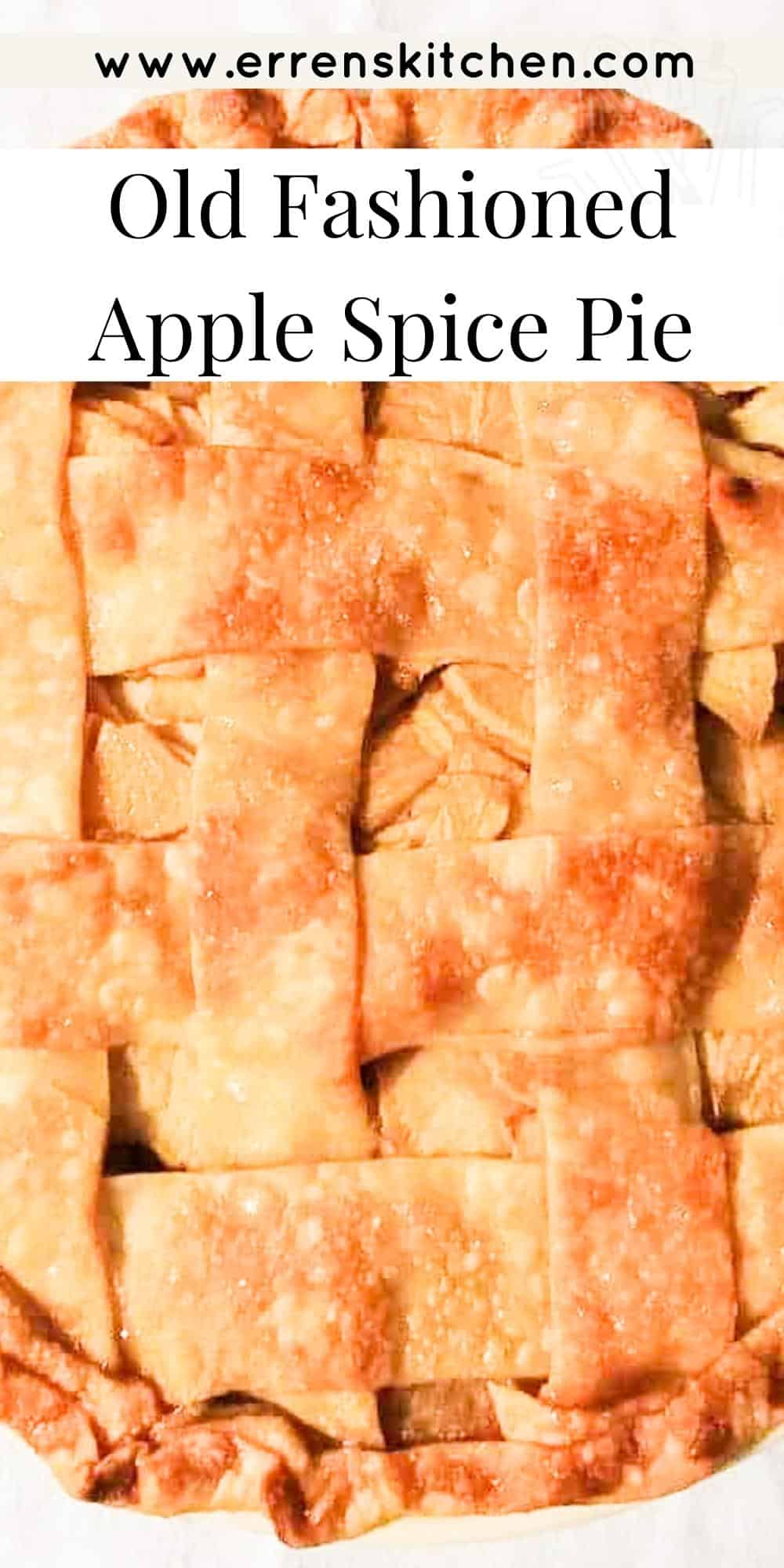 Old Fashioned Apple Spice Pie