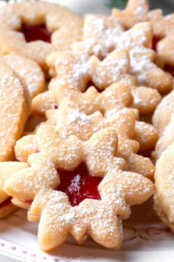 Xmas Snowflake Cookies