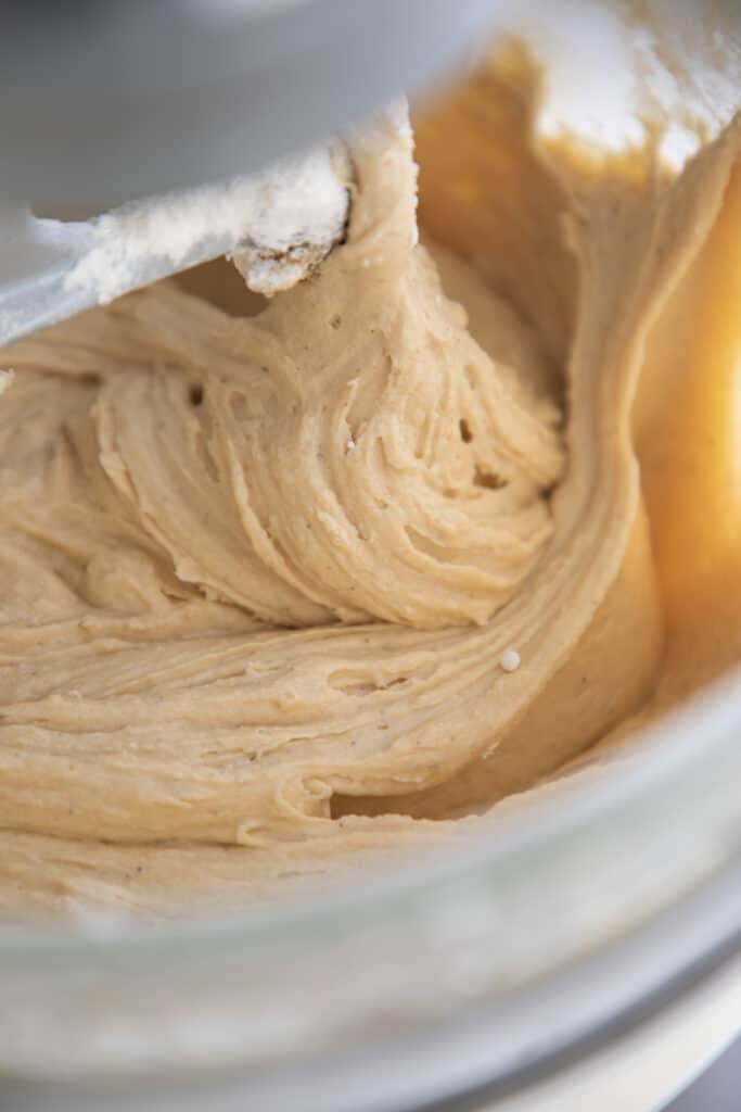 batter in mixer