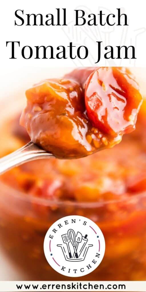 serving tomato with a spoon