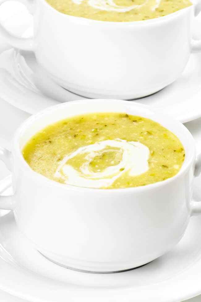 Zucchini Soup - meals under 300 calories