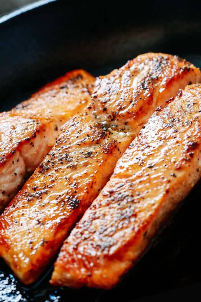 Tuscan Salmon in Cream Sauce  - 13