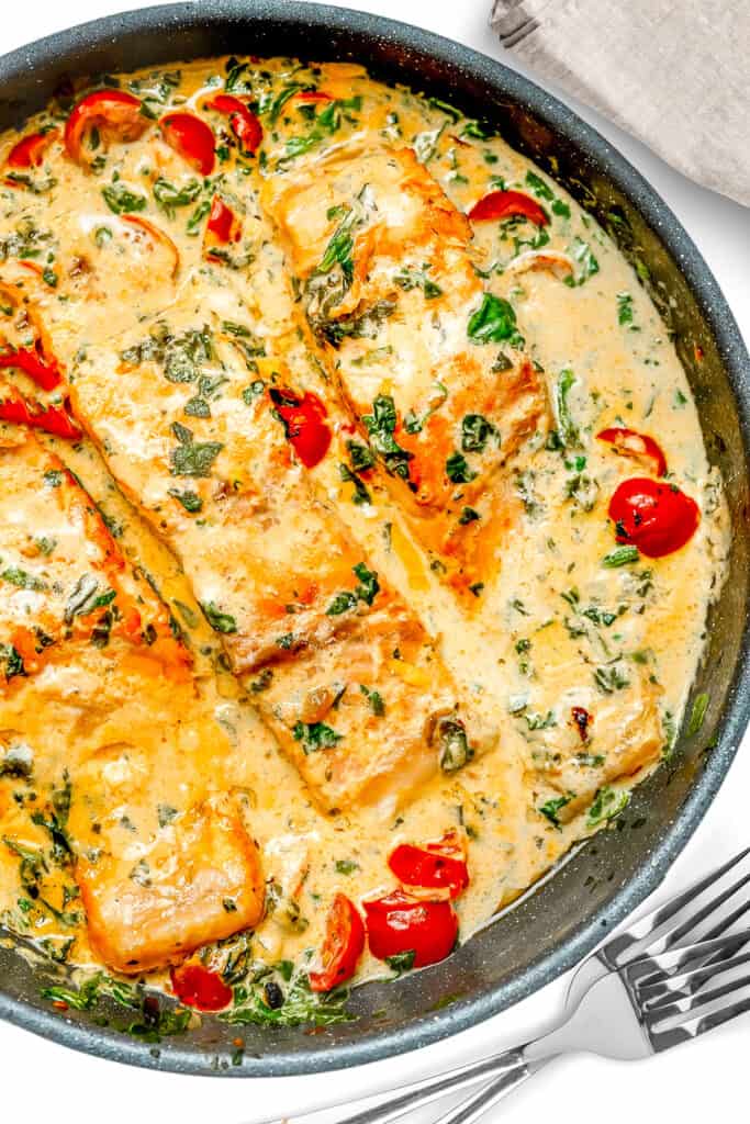 Tuscan Salmon in Cream Sauce  - 65