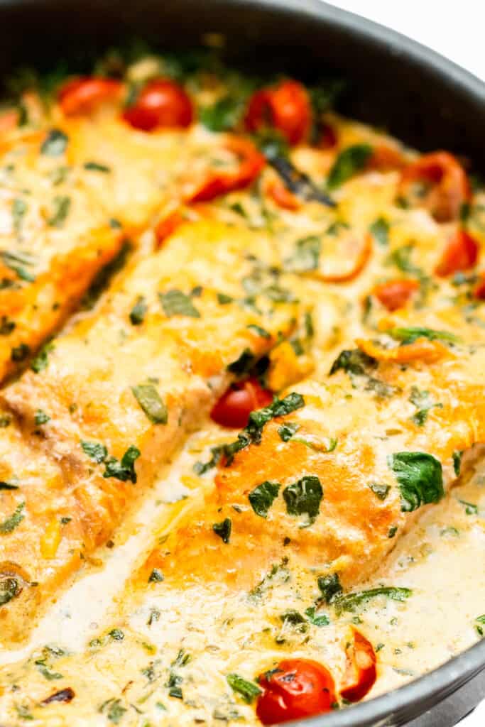 Tuscan Salmon in Cream Sauce  - 41