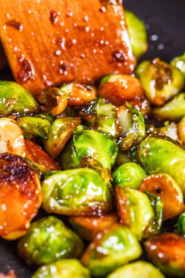 Honey Balsamic Brussels Sprouts Erren's Kitchen