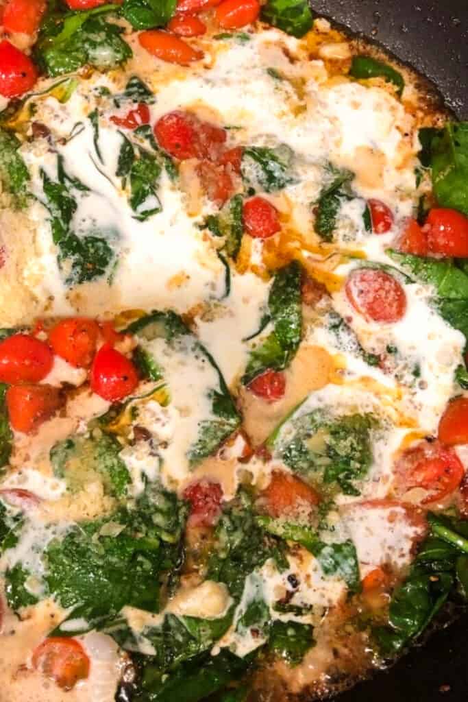 Tuscan Salmon in Cream Sauce  - 9