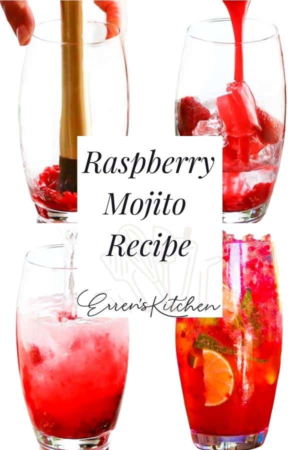 four stages of making a mojito
