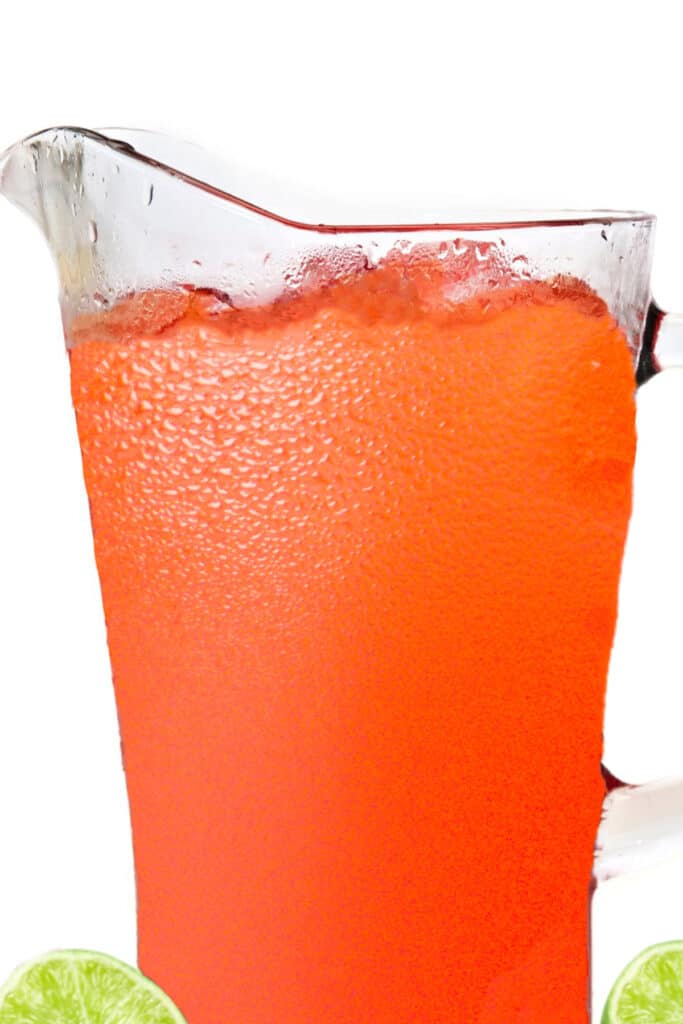 a pitcher of Bay Breeze Cocktail