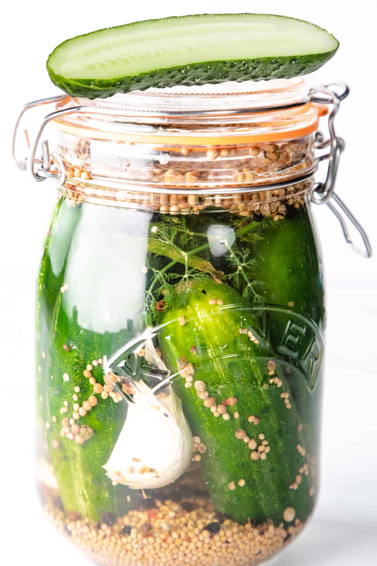 Half Sour Refrigerator Pickles
