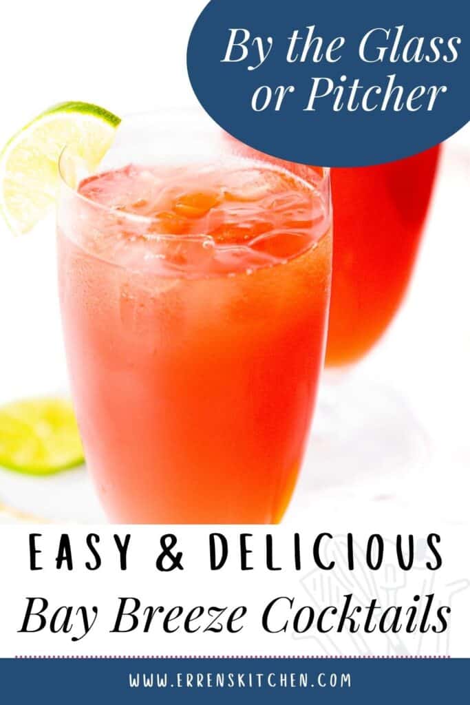 a bay breeze cocktail with a second behind it