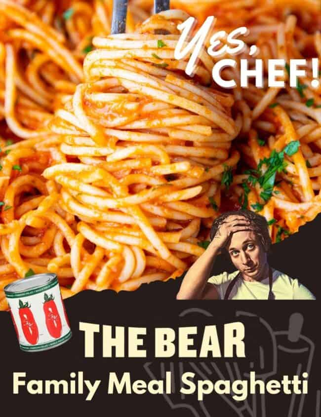 a fork serving spaghetti with tomato sauce
