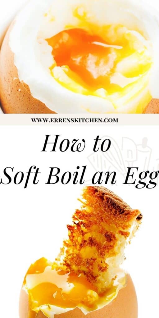 a soft boiled egg with runny yolk