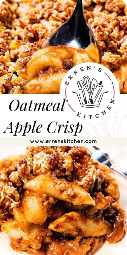 a fresh baked apple crisp