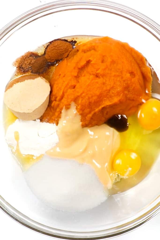 the filling ingredients in a bowl
