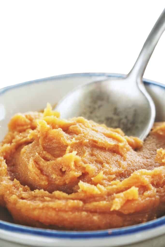 a bowl of red miso paste