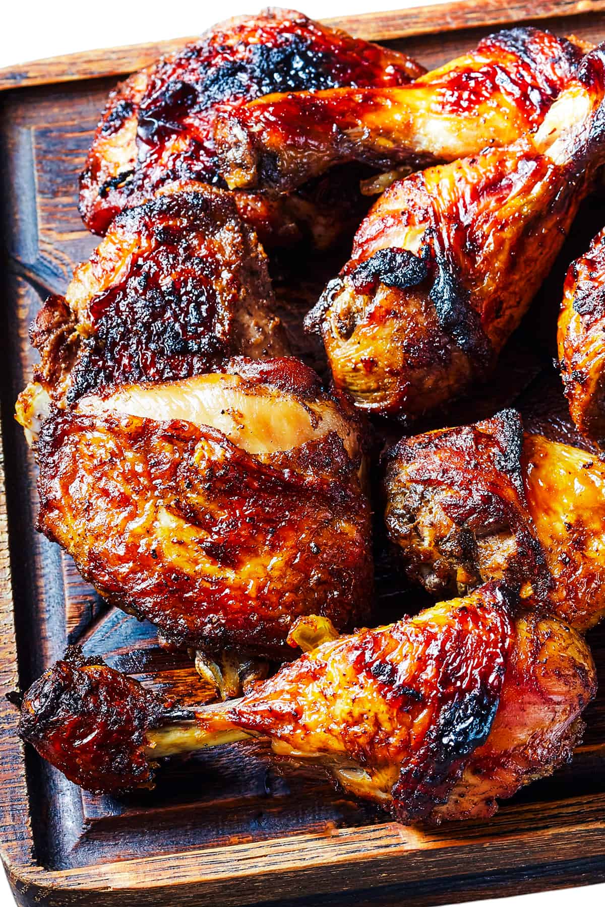Grilled Chicken Thighs and Legs