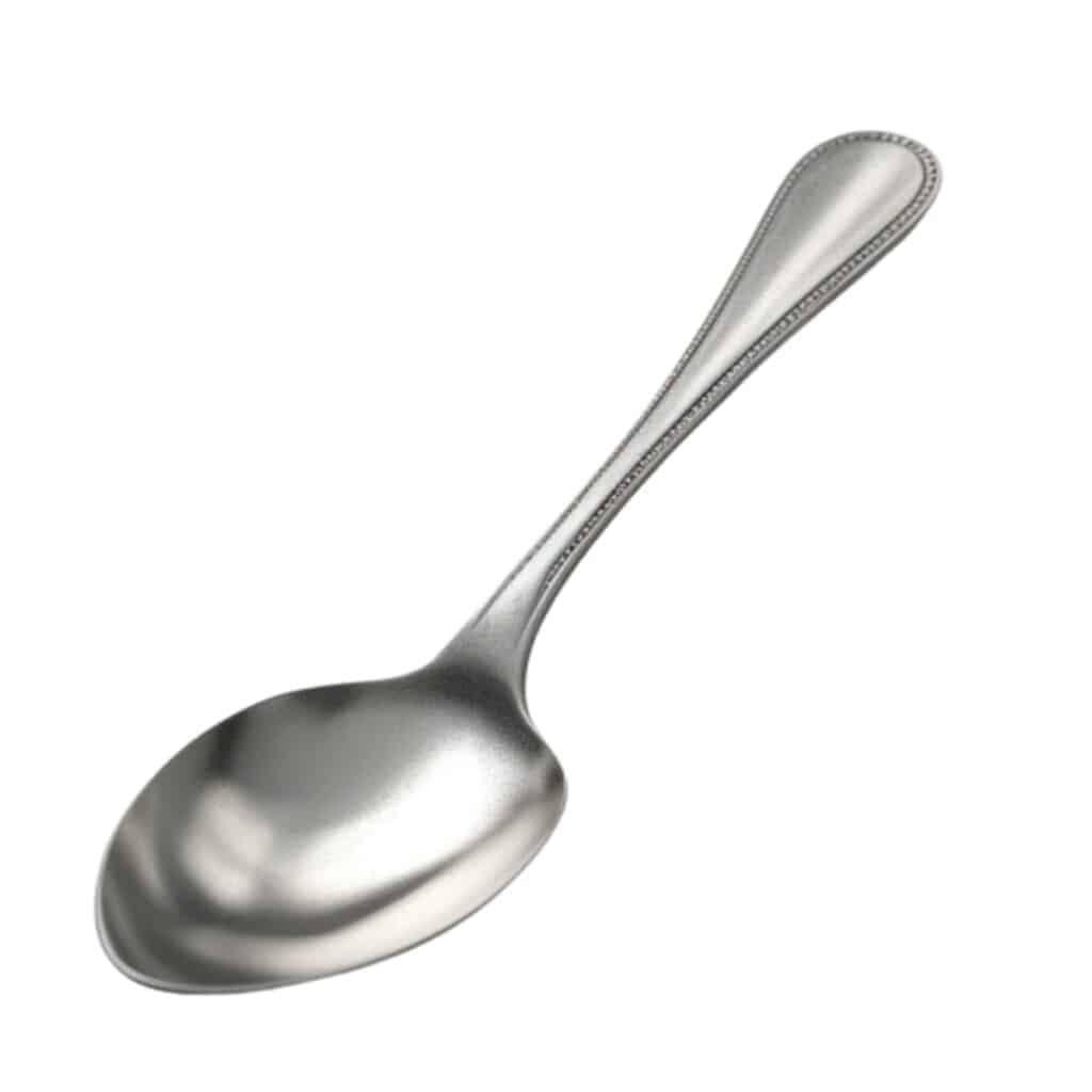 Set of spoons, comprised of 36 tablespoons, 22 dessert spoons, and 12  teaspoons, All Works