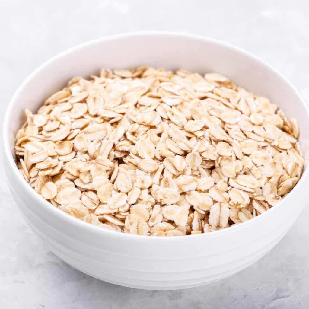 a bowl of oats