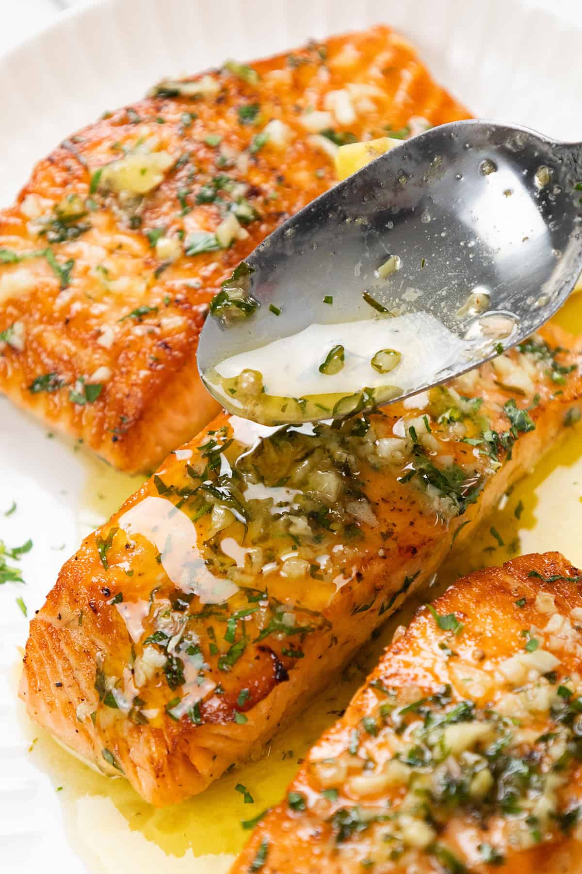 Buttery Garlic Salmon
