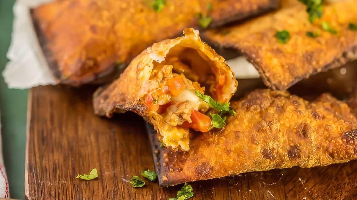 Fried Taco Pizza Pockets