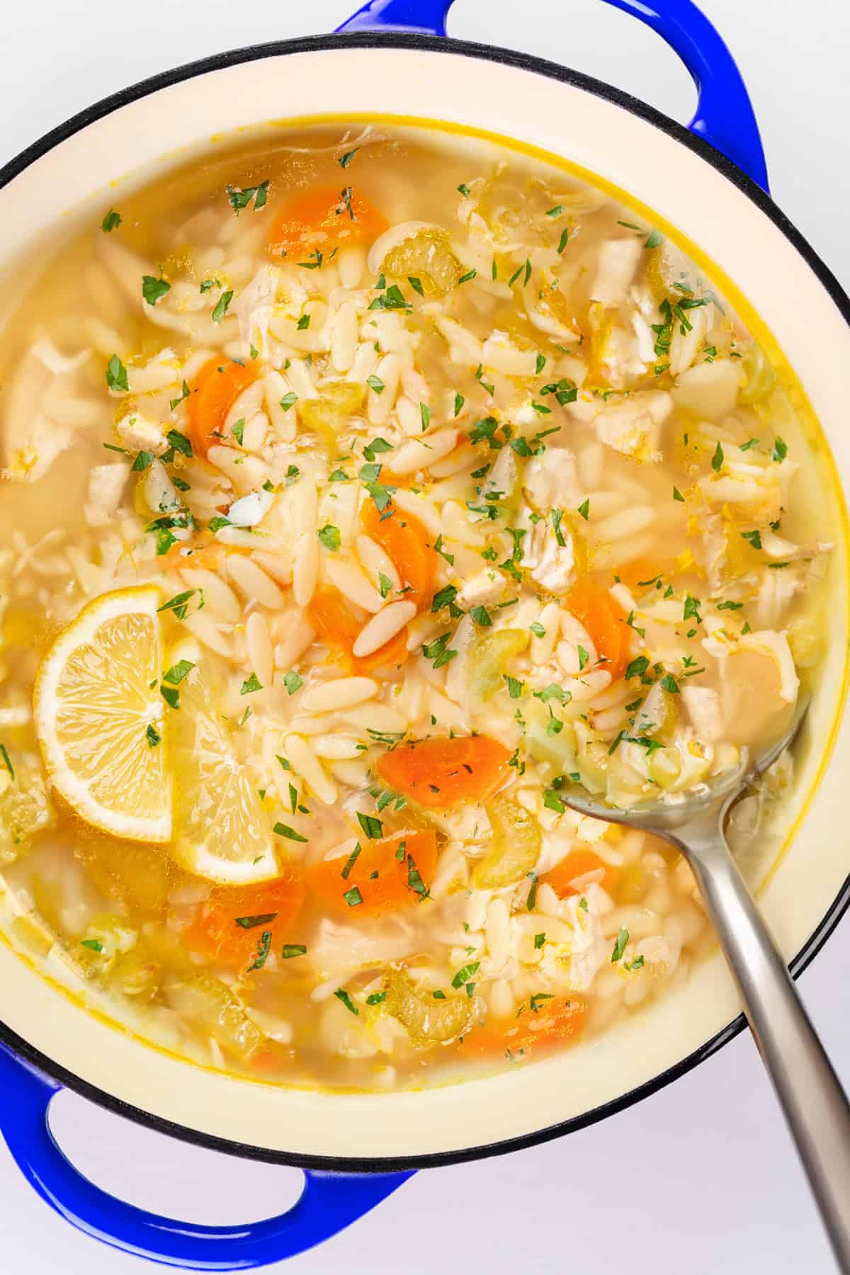 Lemon Orzo Soup