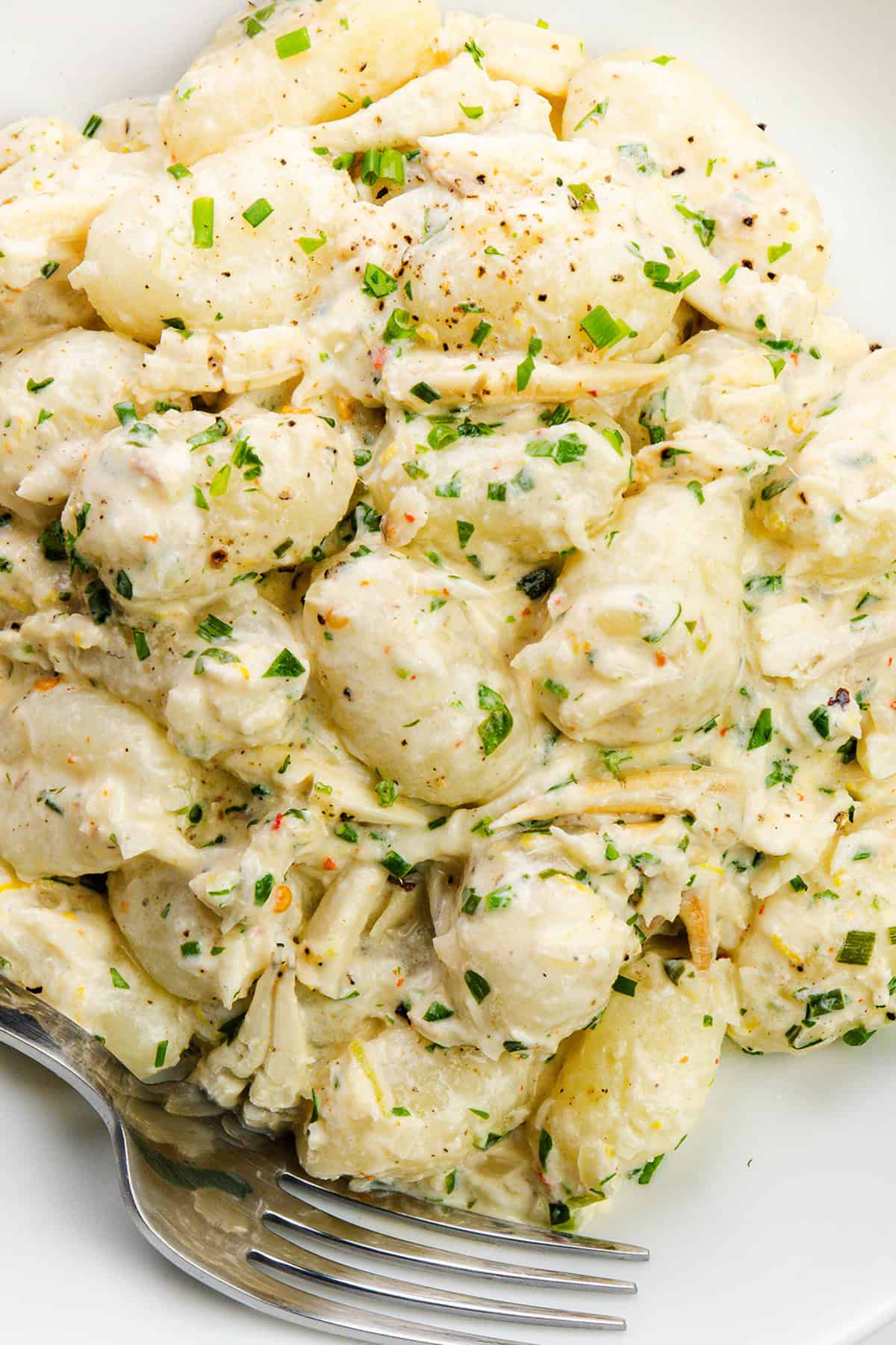 Creamy Crab Gnocchi