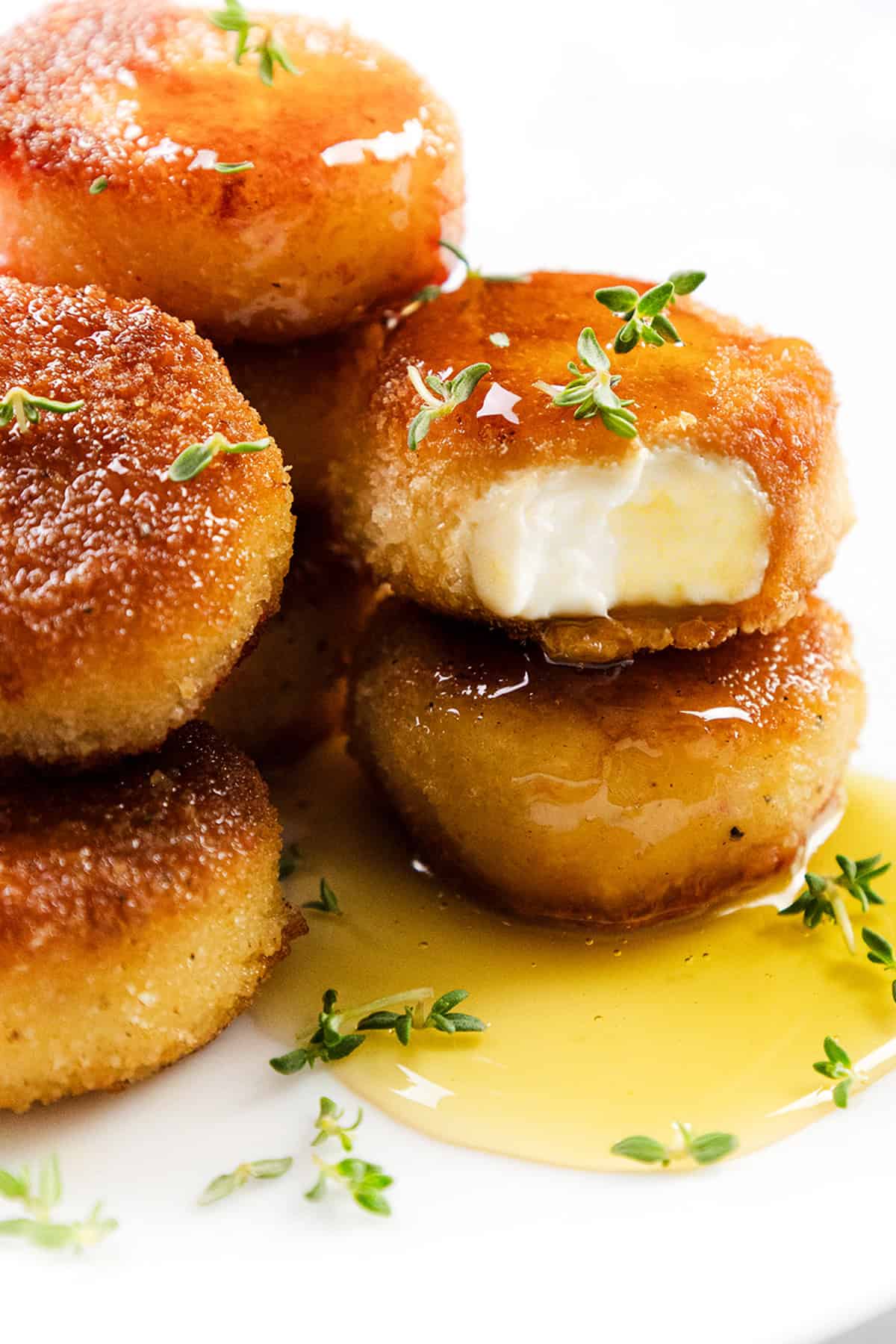 Crispy Breaded Fried Goat Cheese