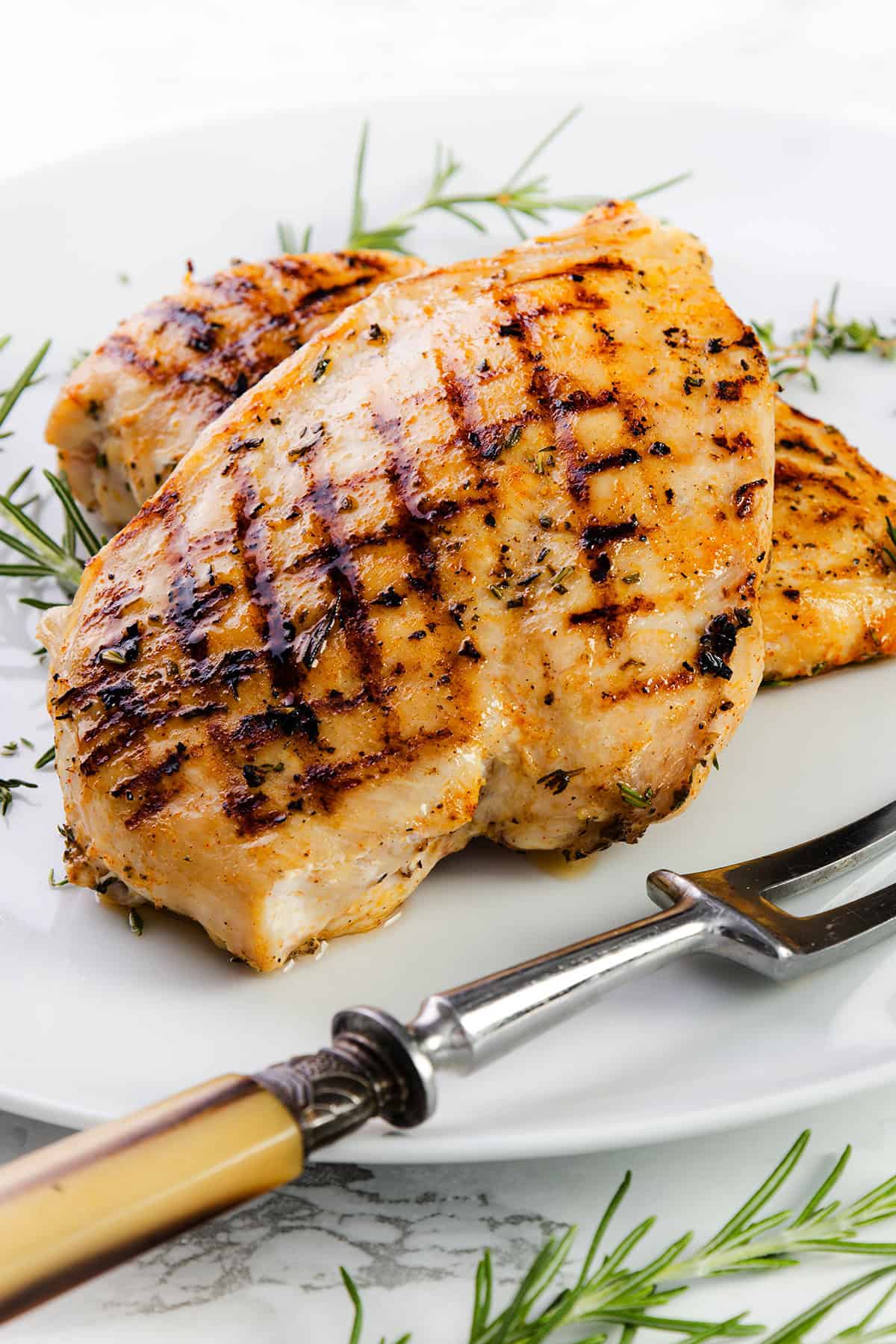 Juicy Brined Grilled Chicken Breasts