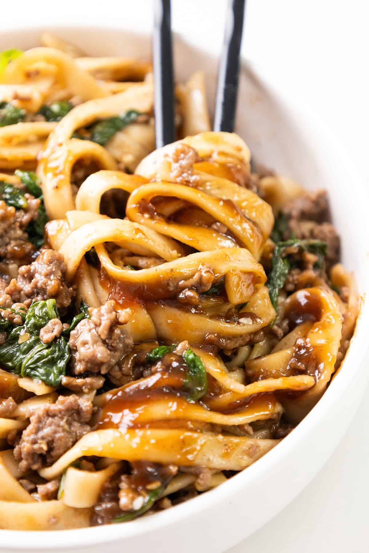 Ground Beef Asian Sesame Noodles