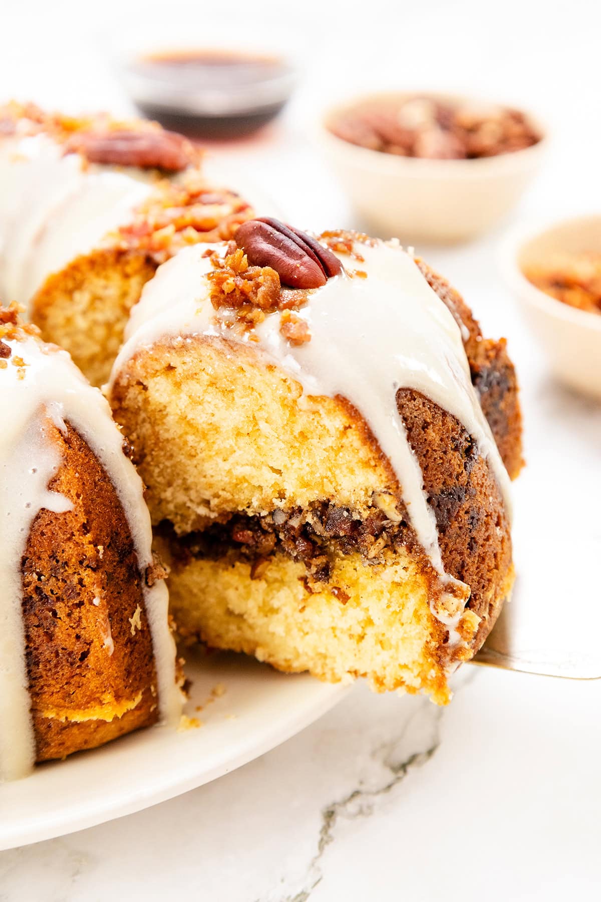 Maple Bacon Bundt Cake