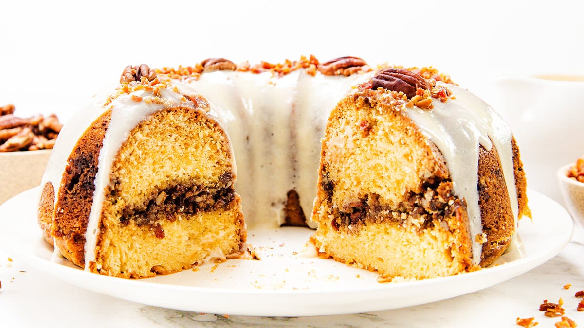 Maple Bacon Bundt Cake