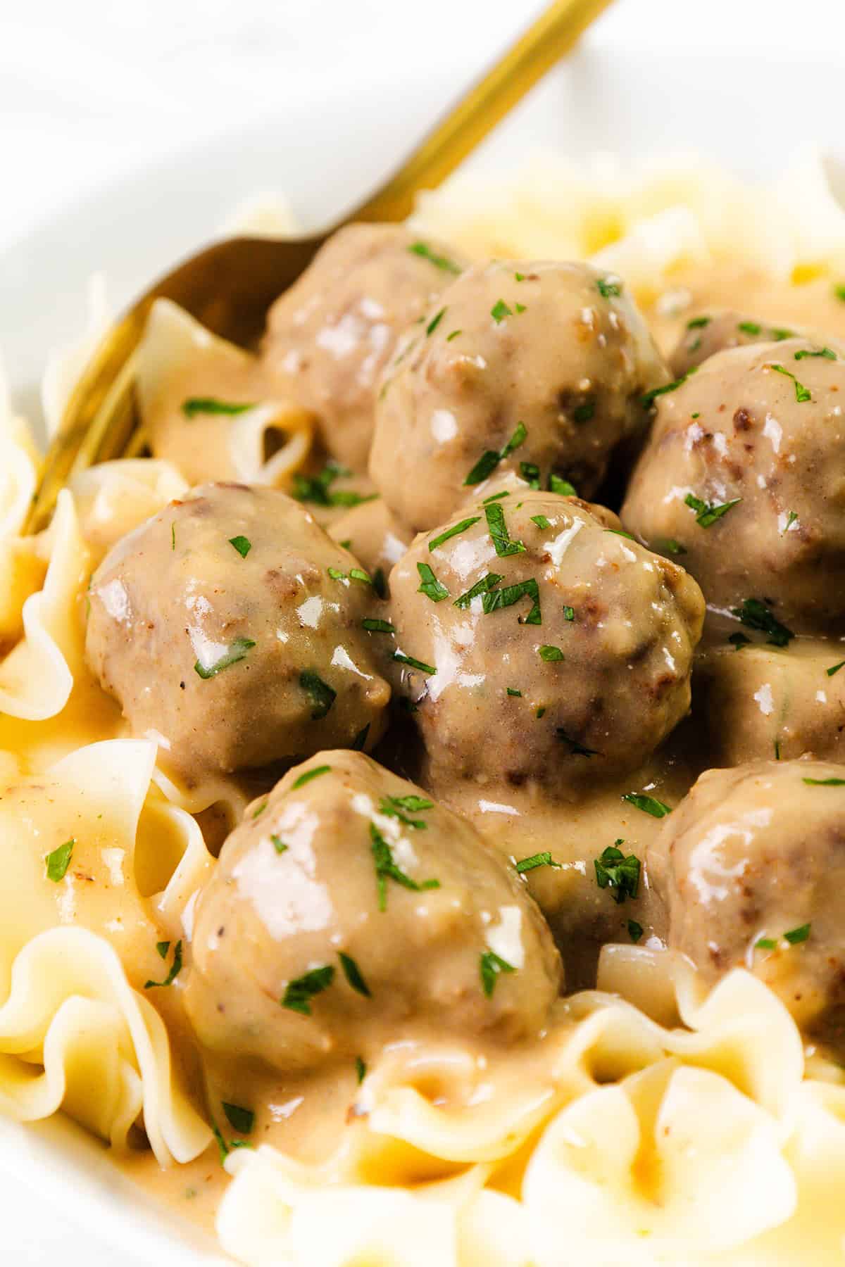 Swedish Meatballs in Creamy Gravy