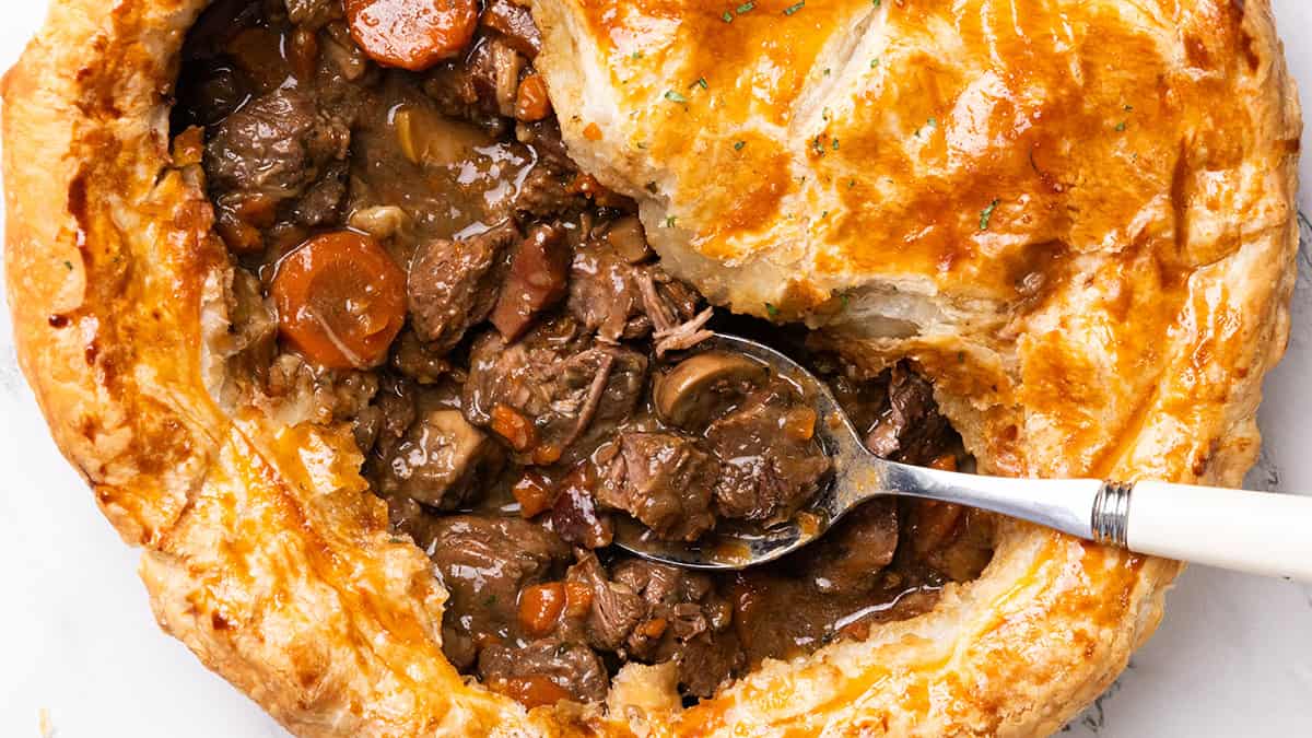 Beef and Guinness Pie
