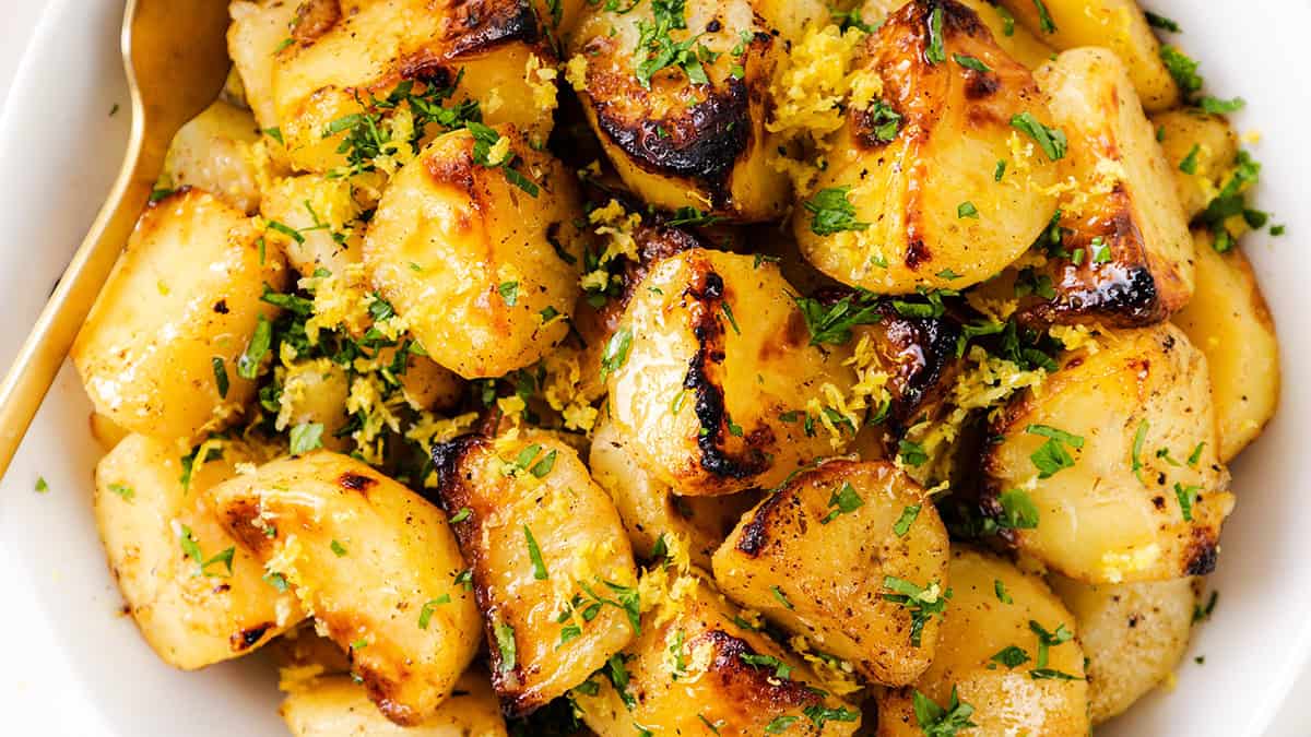 Greek Lemon Potatoes