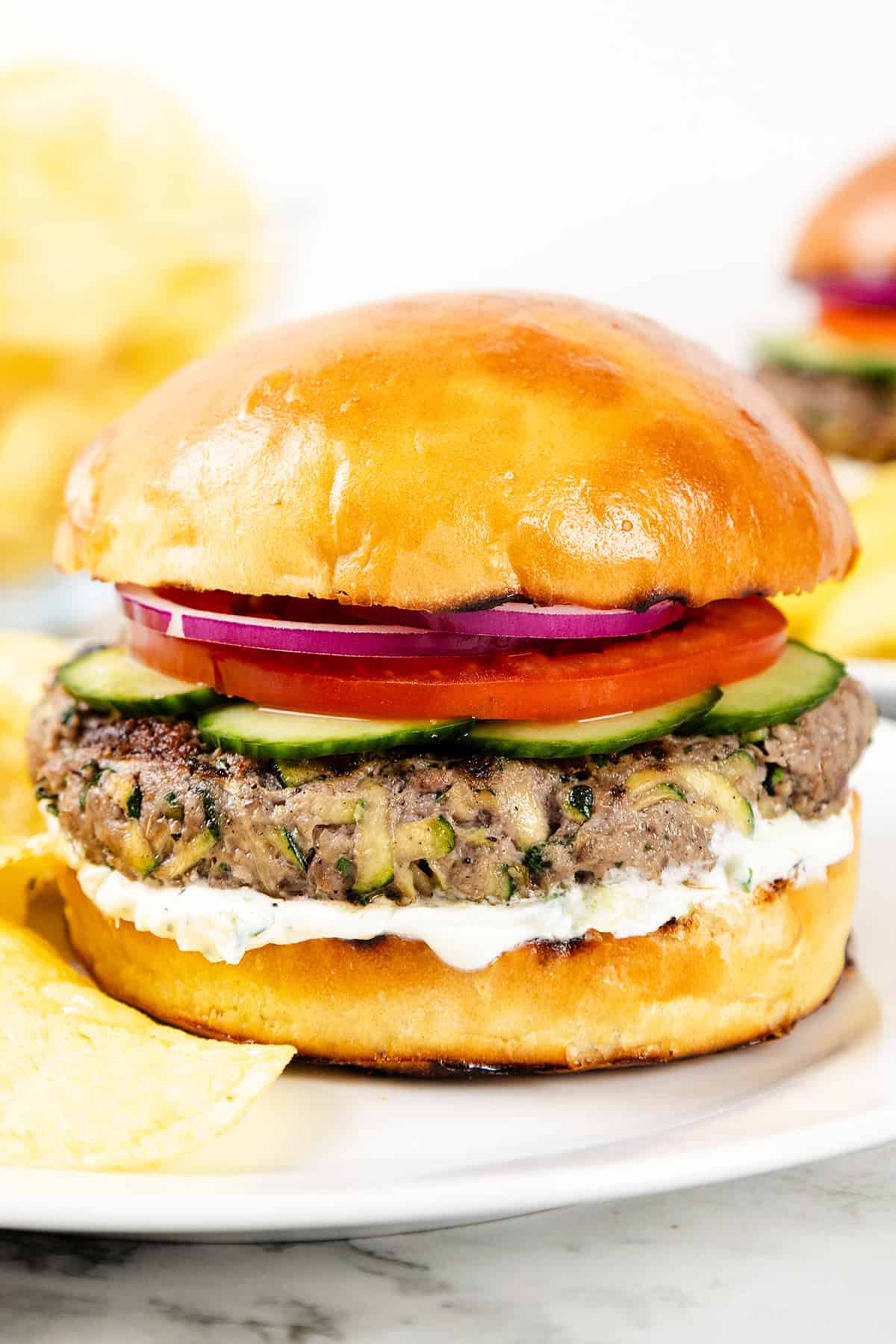 Mediterranean Lamb Burgers